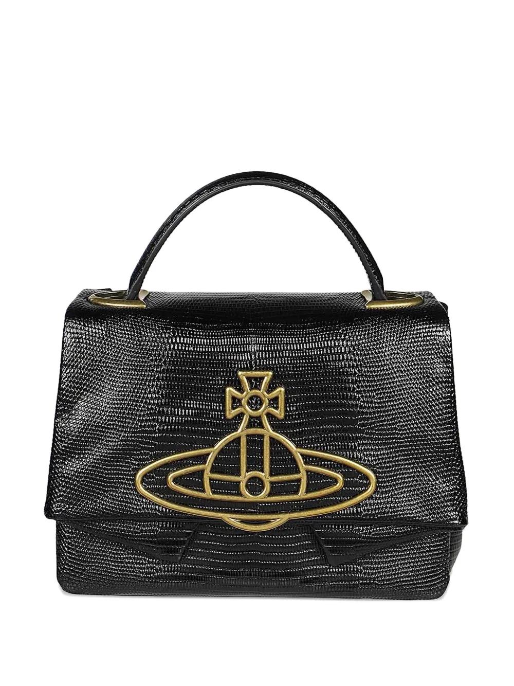 Vivienne Westwood Orb-Embellishment Tote Bag in Black | Lyst UK