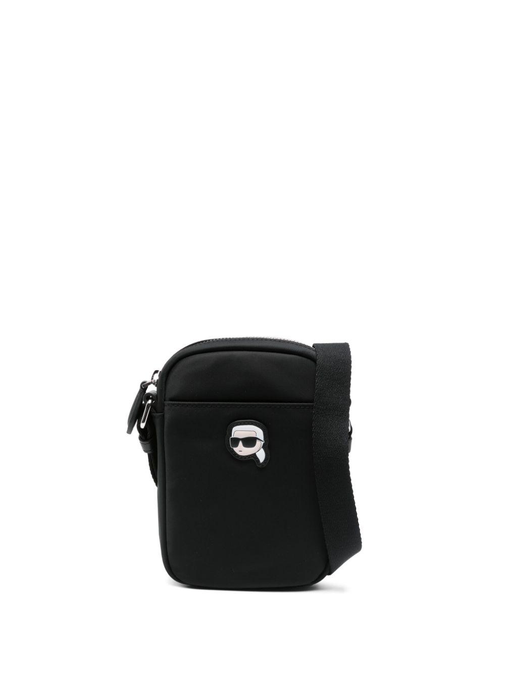 Karl Lagerfeld レディース ブラック Ikon ショルダーバッグ クロス 