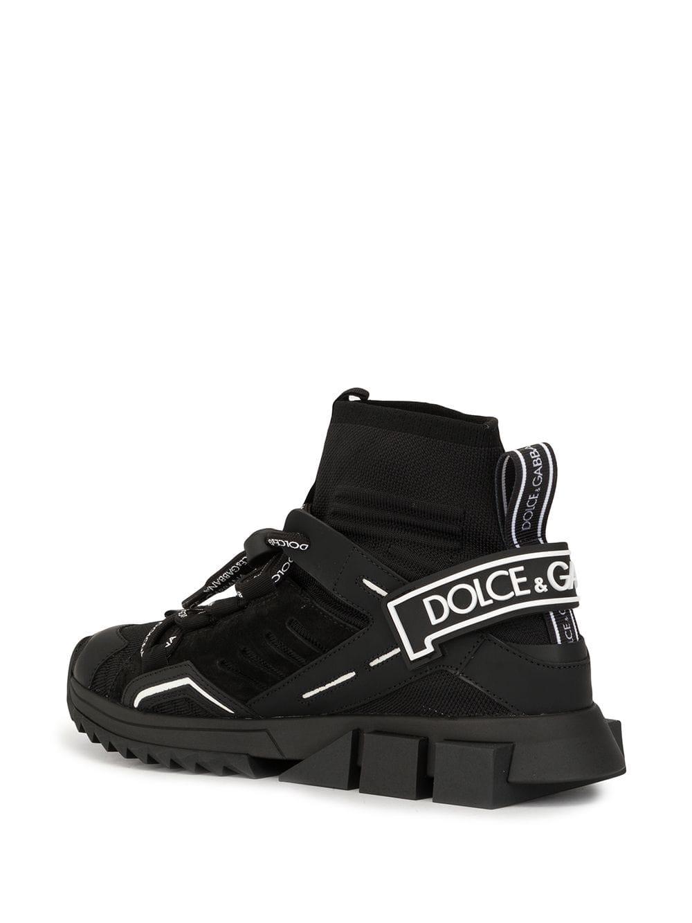 Dolce & Gabbana Leather Sorrento High-top Trekking Sneakers In Mixed ...