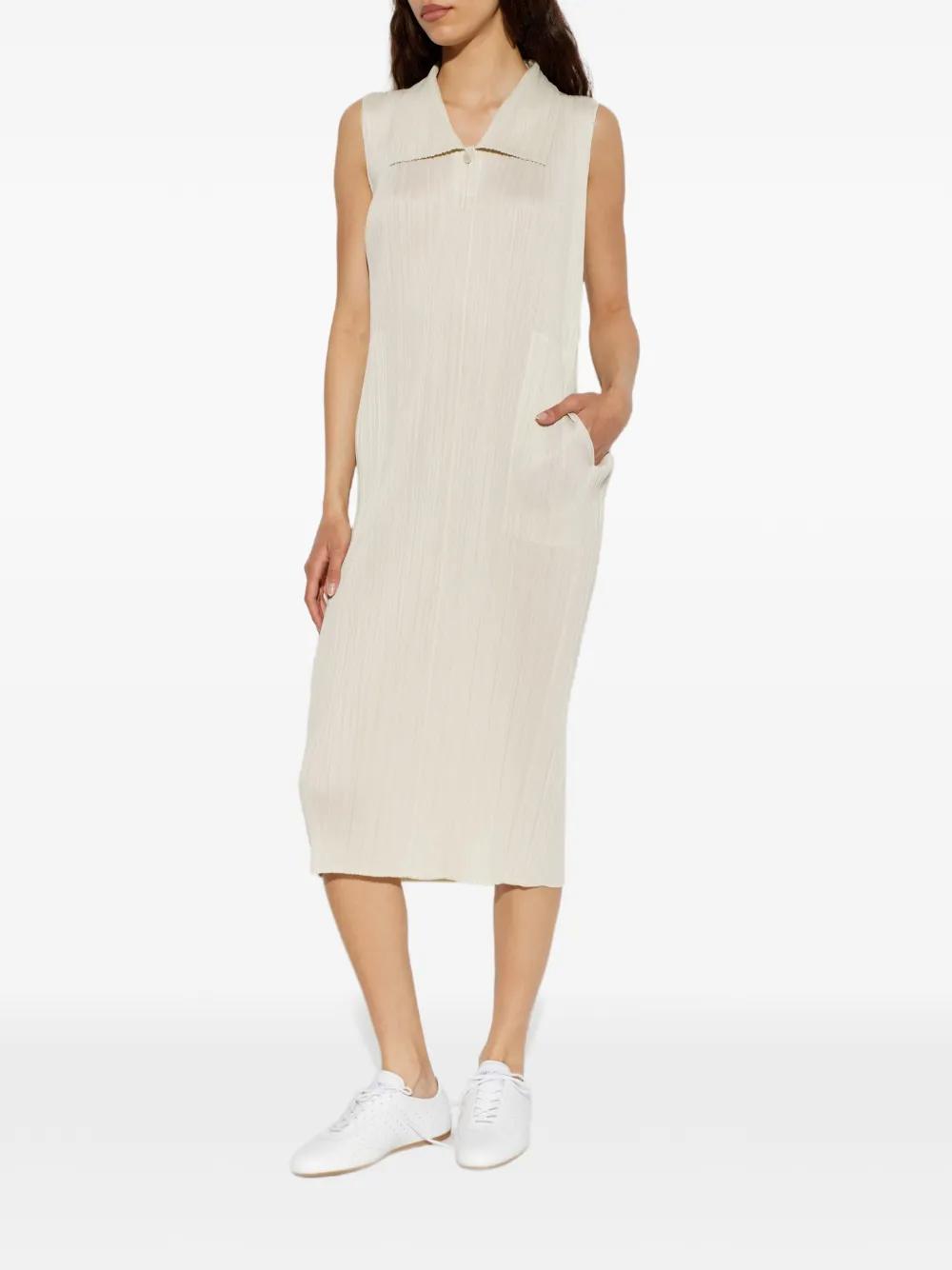 pleats please white dress Pleats Please don't let my plants die @isseymiyakeofficial