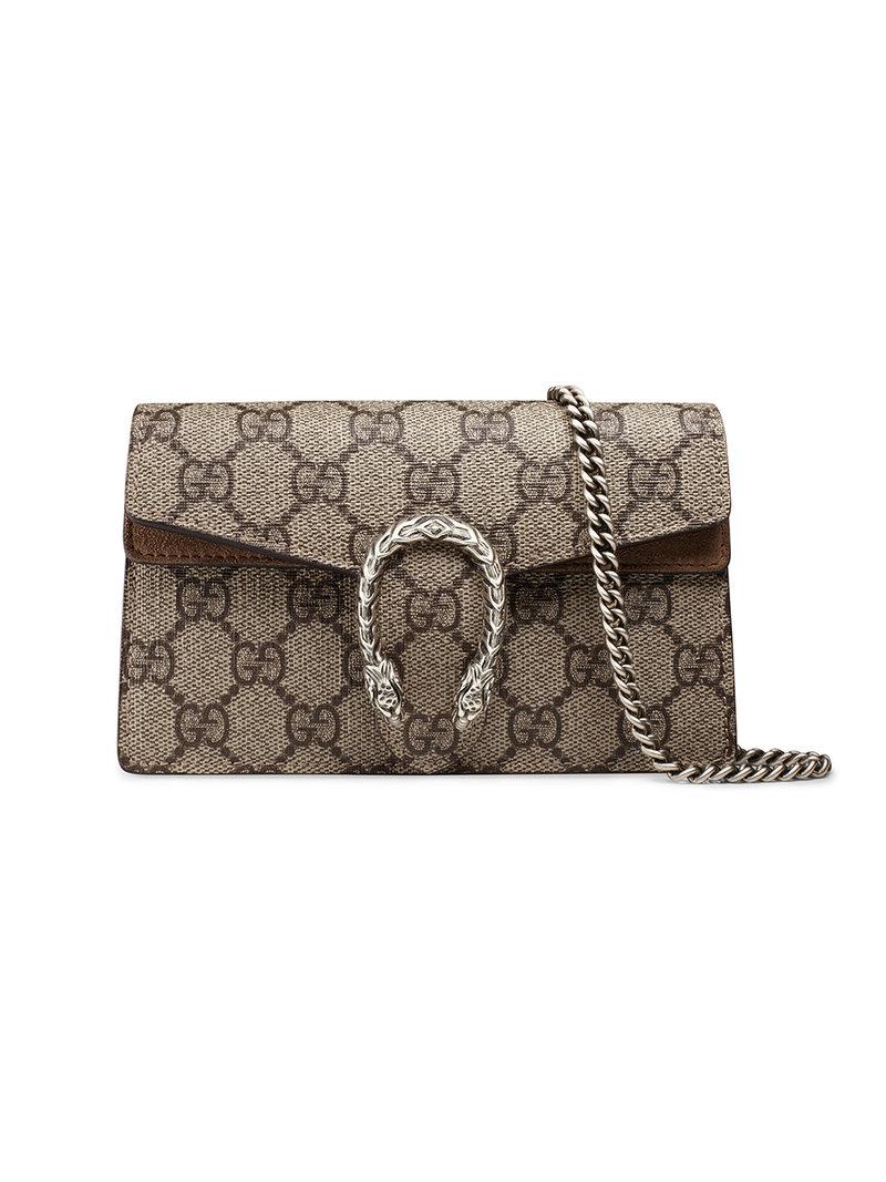 Gucci Canvas Dionysus GG Supreme Super Mini Bag Lyst Gucci Canvas Dionysus GG Supreme Super Mini Bag Lyst