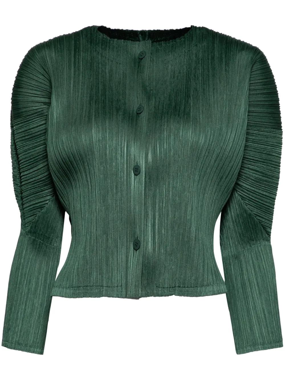 PLEATS PLEASE グリーン　トップス Pleats Please Issey Miyake October Top in Green | Lyst UK