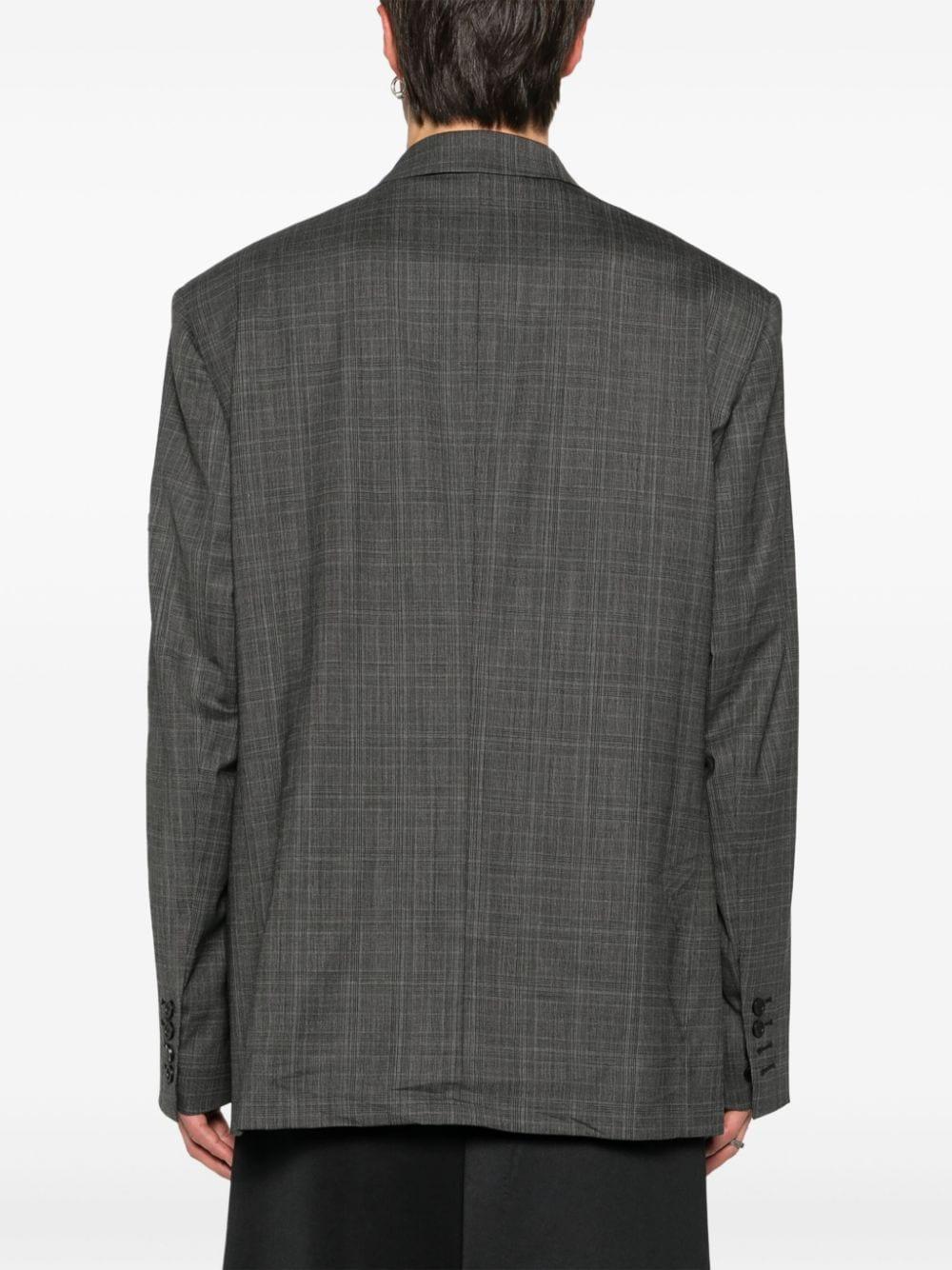 Balenciaga checked blazer new arrivals