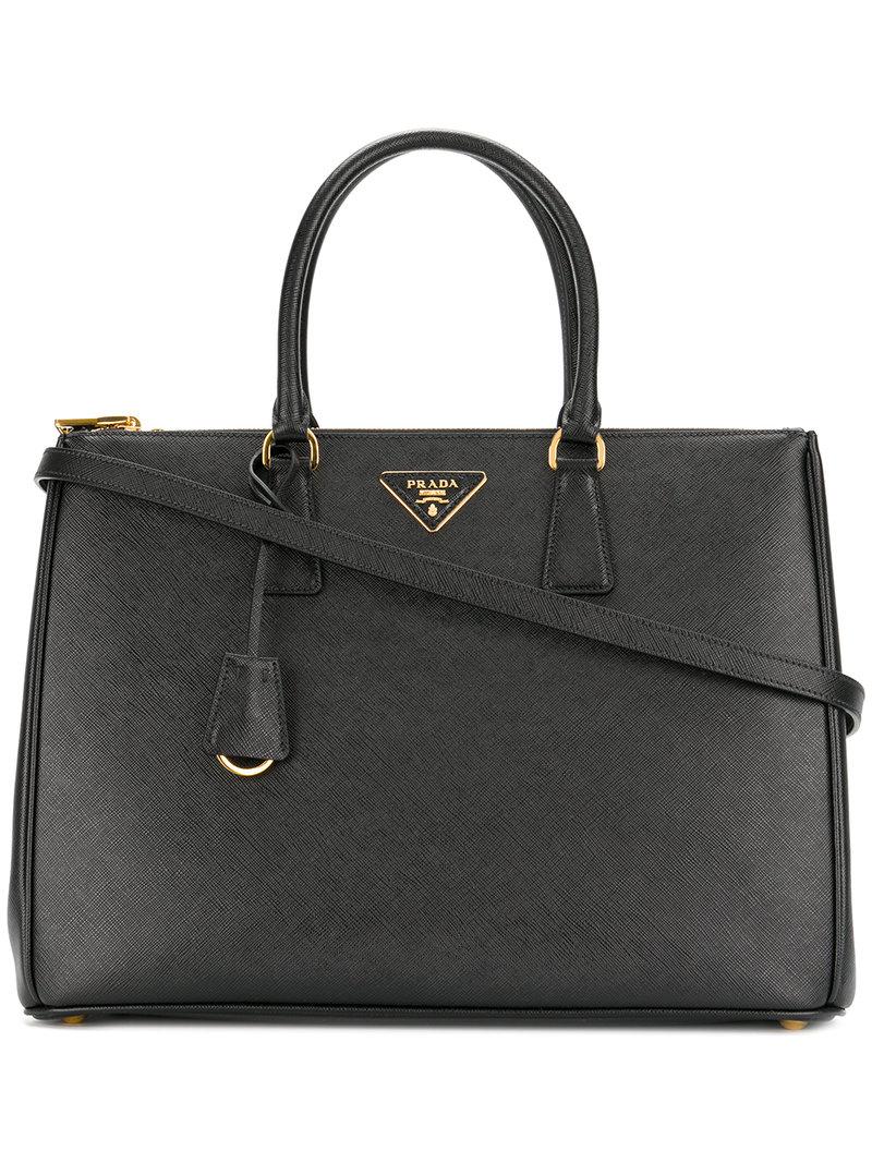 prada galleria bag black