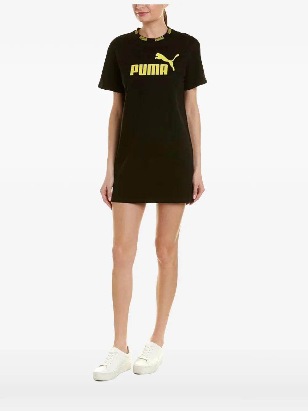 slim fit dress slacks Women's Puma Classics Ribbed Sleeveless Dress "Puma Black"  The Closet Inc