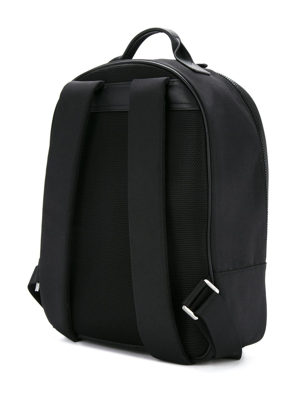Cerruti 1881 Zipped Backpack in Black for Men | Lyst