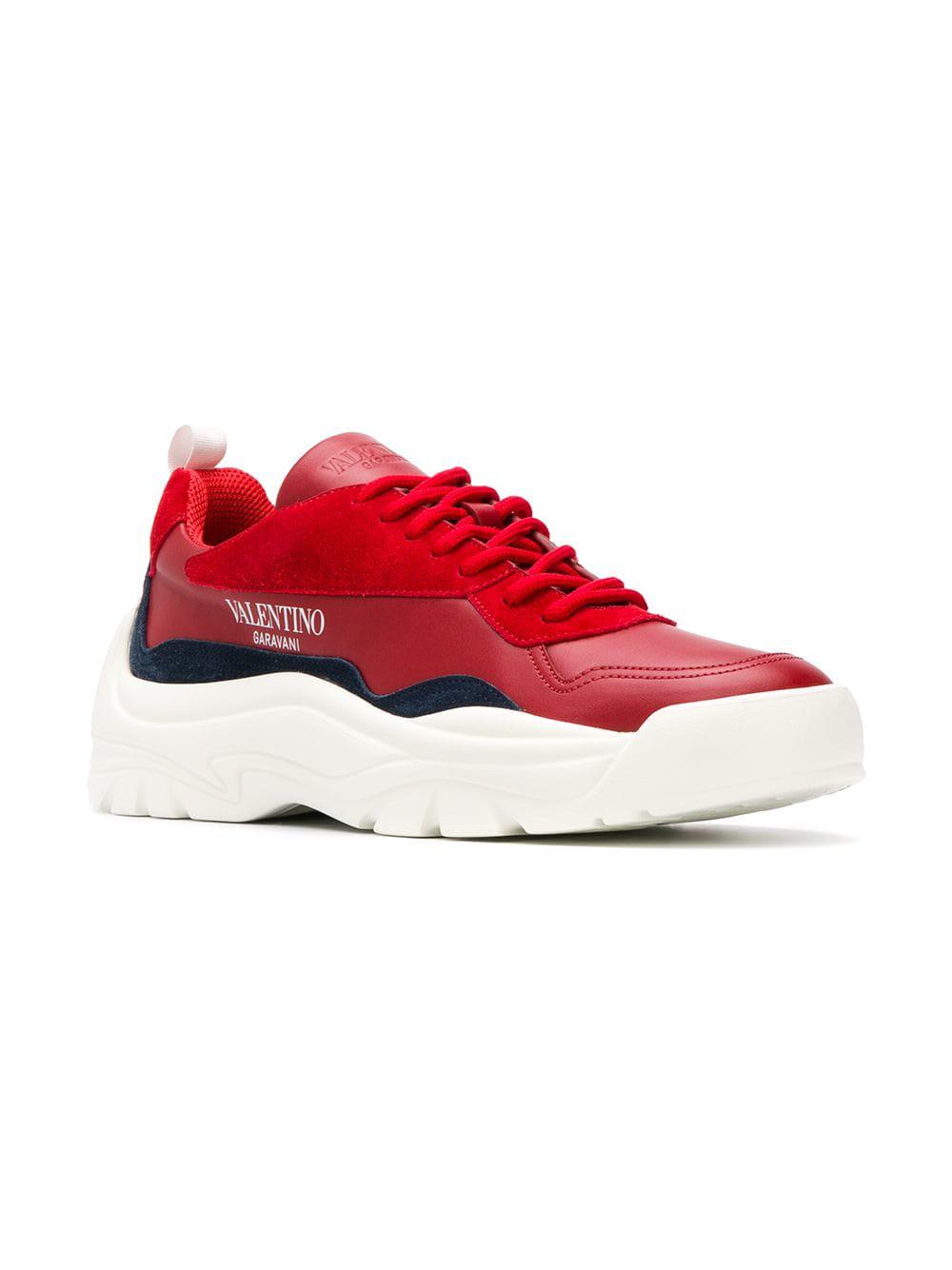 valentino garavani chunky sole sneakers