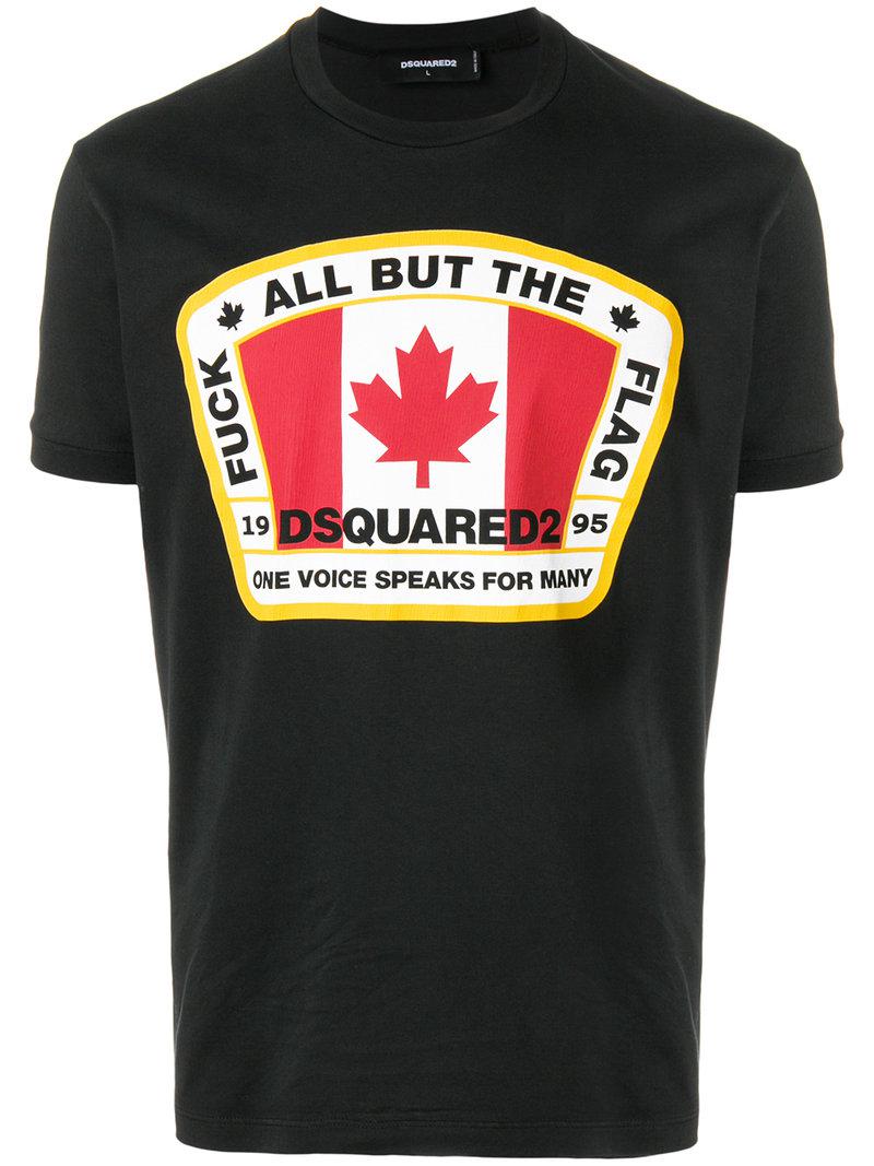 dsquared2 3d maple leaf paint t shirt spring summer collection