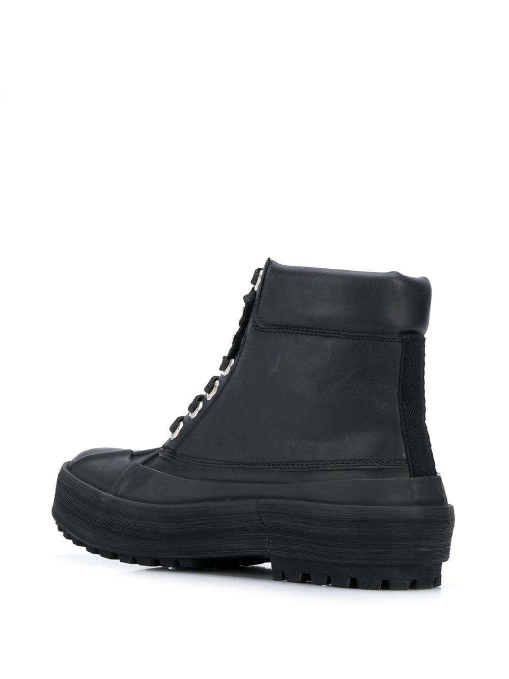 Jacquemus Leather Les Meuniers Mountain Boots in Black - Lyst