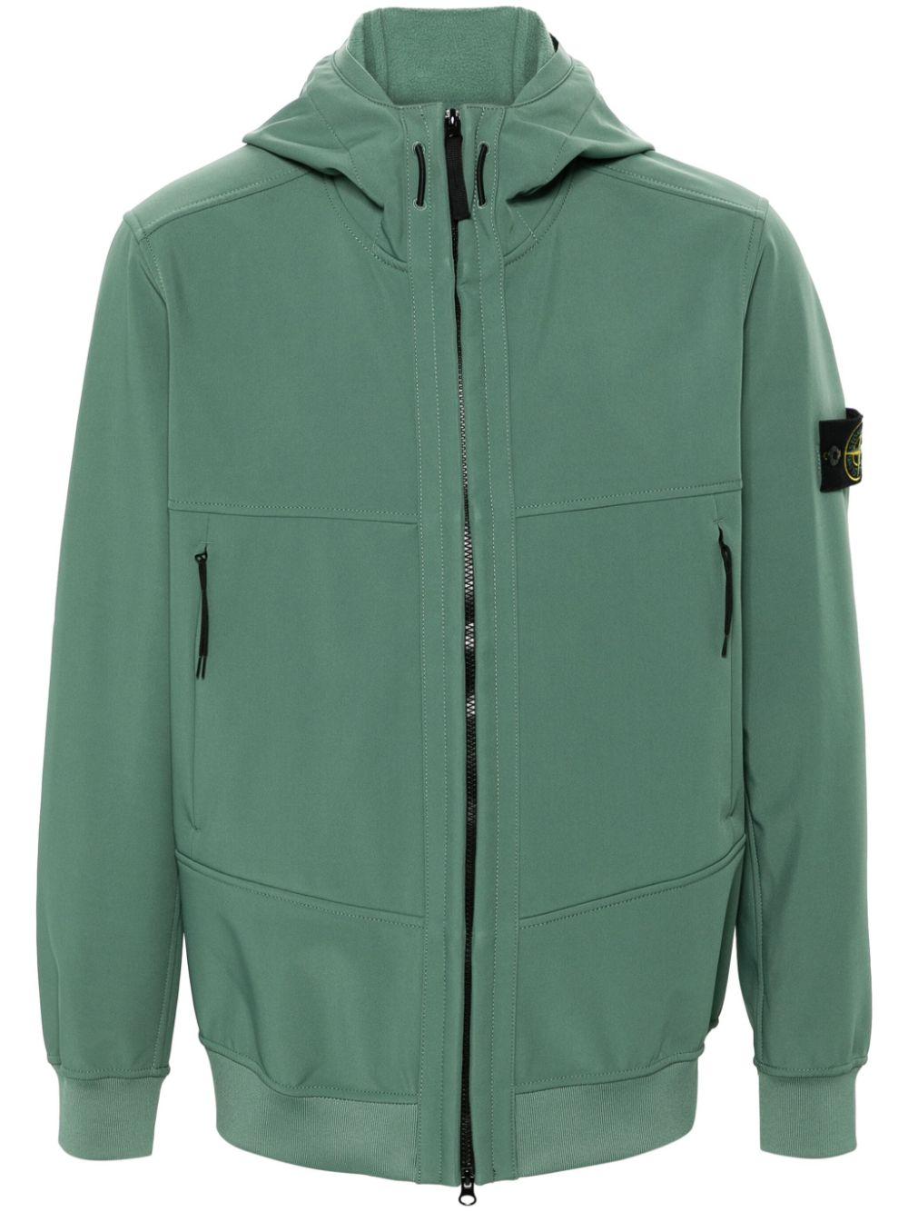 Stone Island Soft Shell-R Jacket in Green for Men Lyst UK
