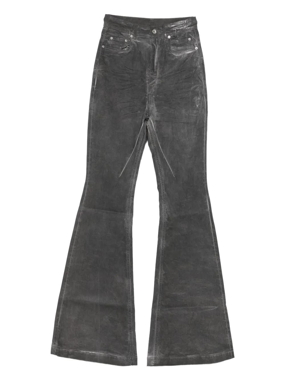 KONTROL ストレッチフレアデニム　ダメージ加工【30】Rick Owens KONTROL ストレッチフレアデニム ダメージ加工【30】Rick Owens