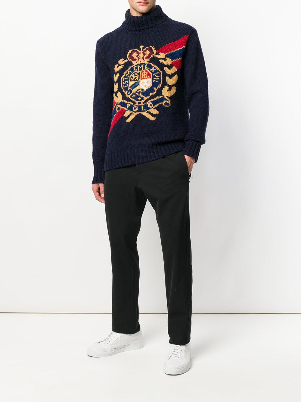 polo crest turtleneck
