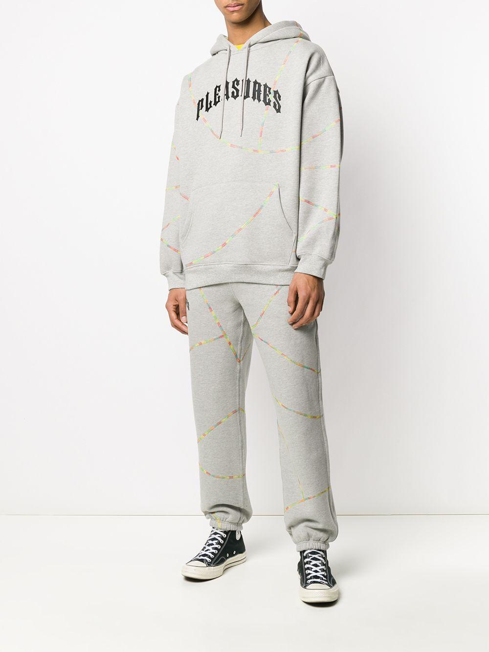 Pleasures Destroyer Contrast Stitching Track Pants in Grey (Gray) for Men - Lyst