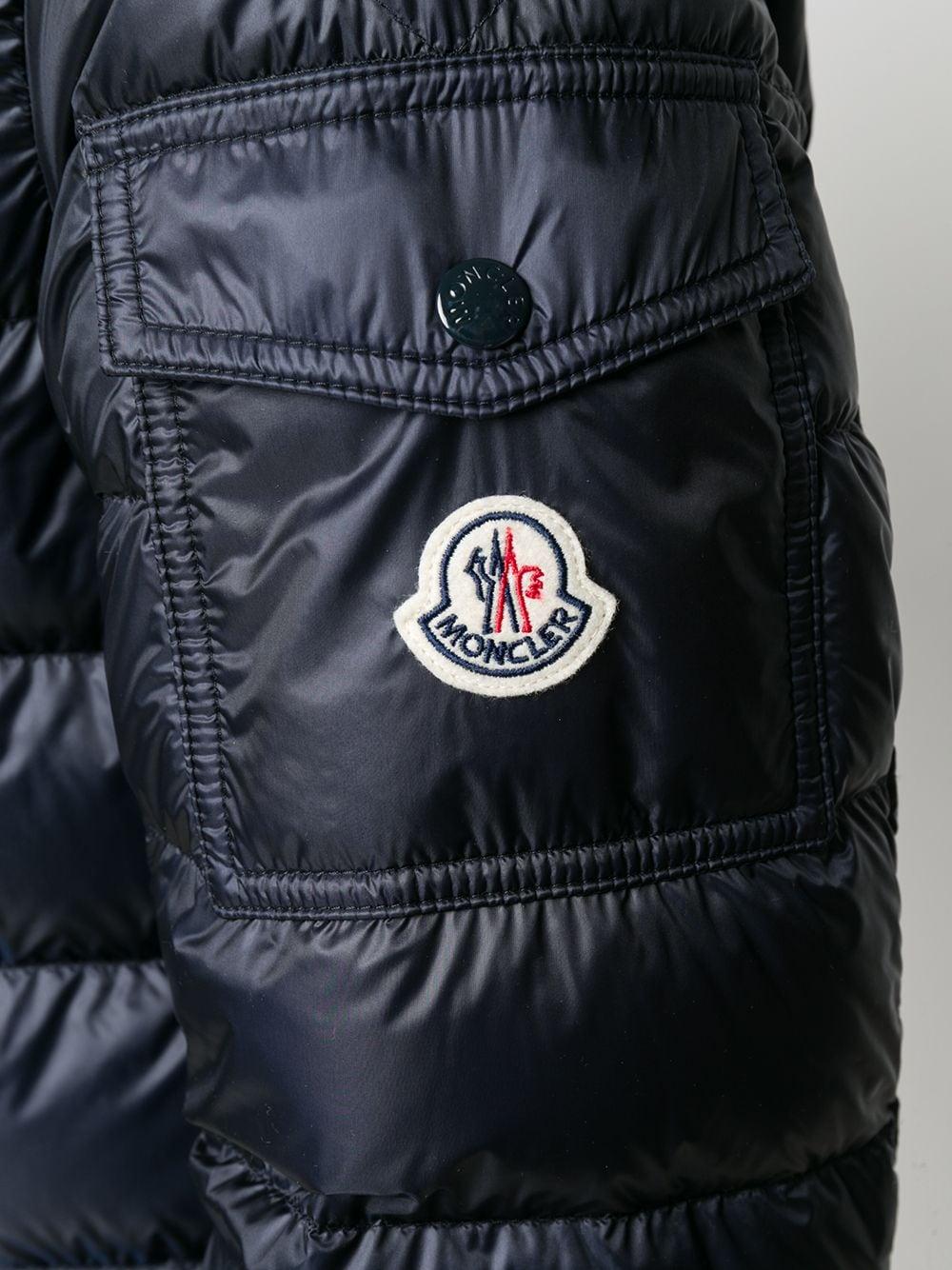 Moncler Zip-up Down Jacket in Blue for Men - Save 30% - Lyst