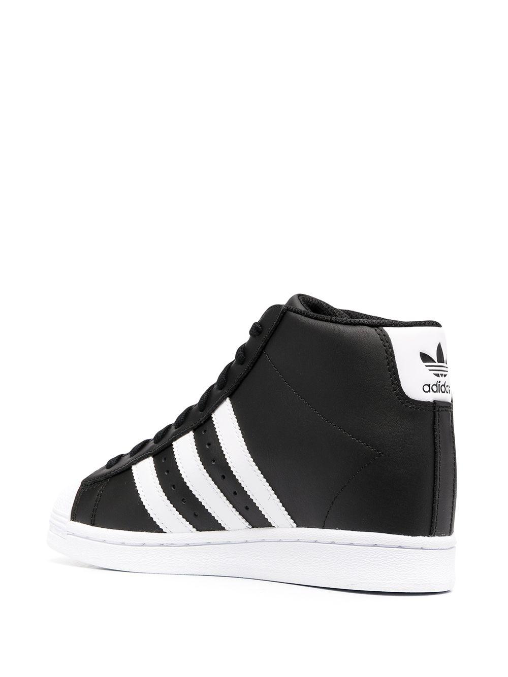adidas Superstar Up Leather High-top Sneakers in Black - Lyst
