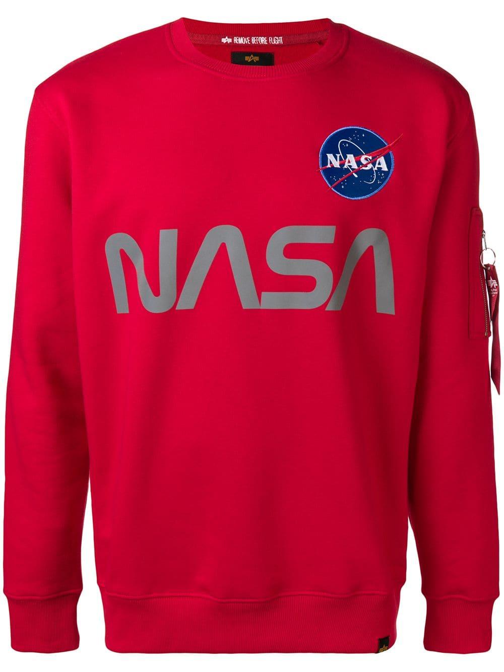 nasa jumper red