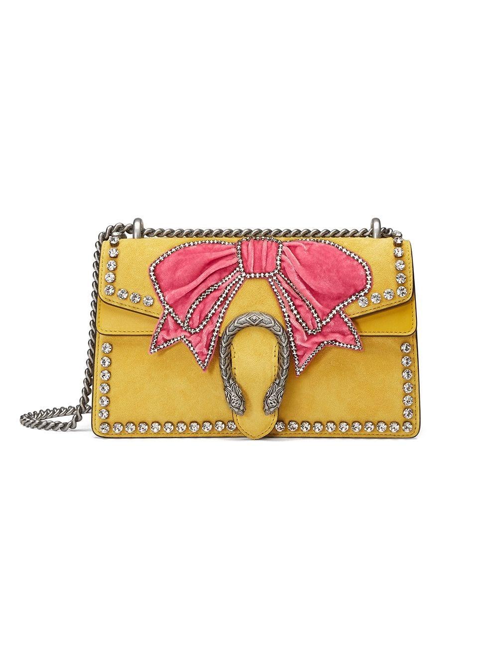 gucci yellow dionysus bag