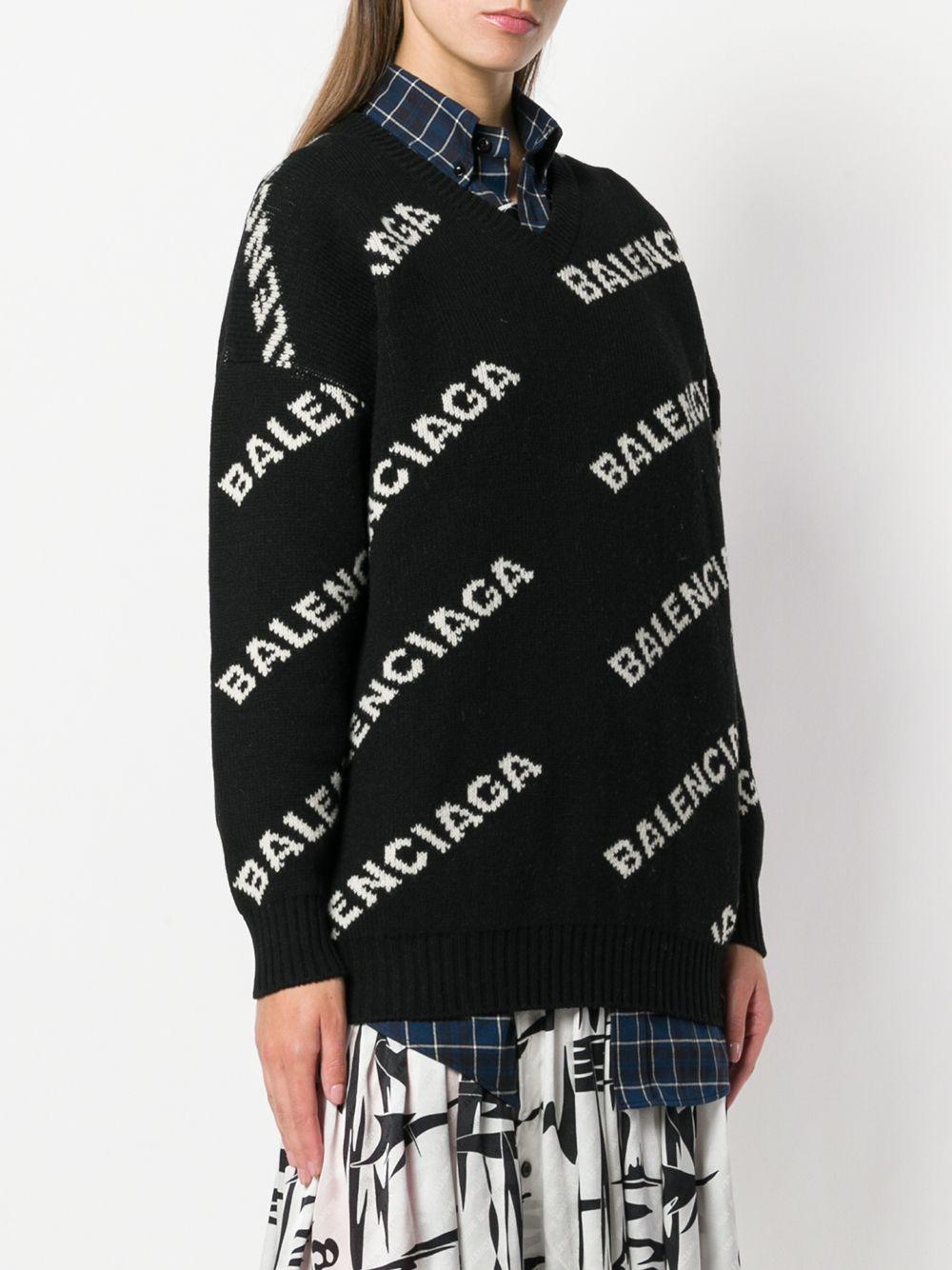 balenciaga black jumper
