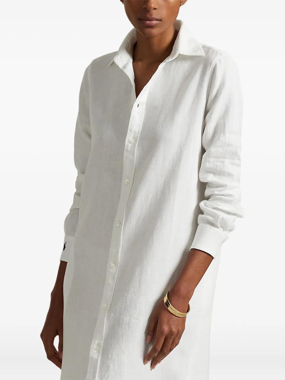 Polo Ralph Lauren Linen Dress in White | Lyst Polo Ralph Lauren Linen Dress in White | Lyst