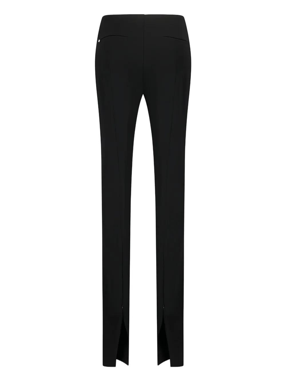 パンツ SPORTMAX BLACK COTTON PANTS Sportmax Blanc Cotton High-Rise Straight-Leg Pants | Saks