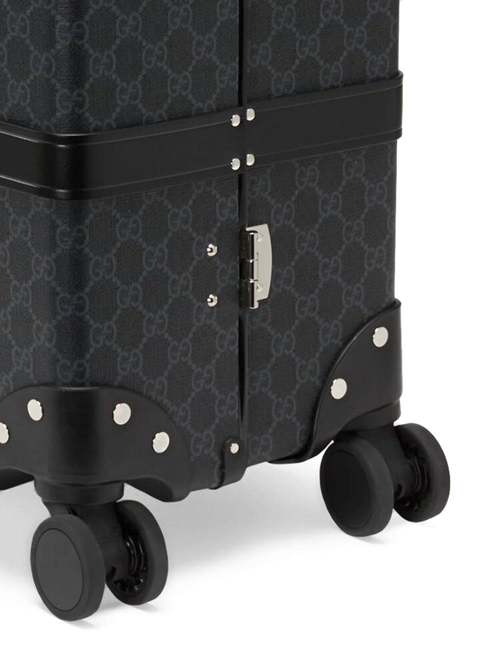 3D model Gucci Globe-Trotter GG canvas luggage suitcase Black VR