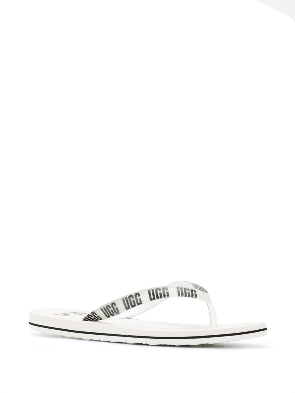 Ugg white flip flops Clearance