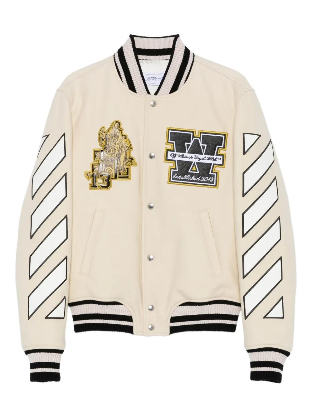 Giacca Varsity Off White Giubbotto Uomo Giacche Casual Off-White