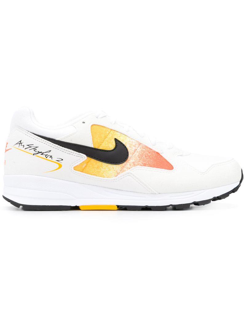nike white ombre detail air skylon ii trainers