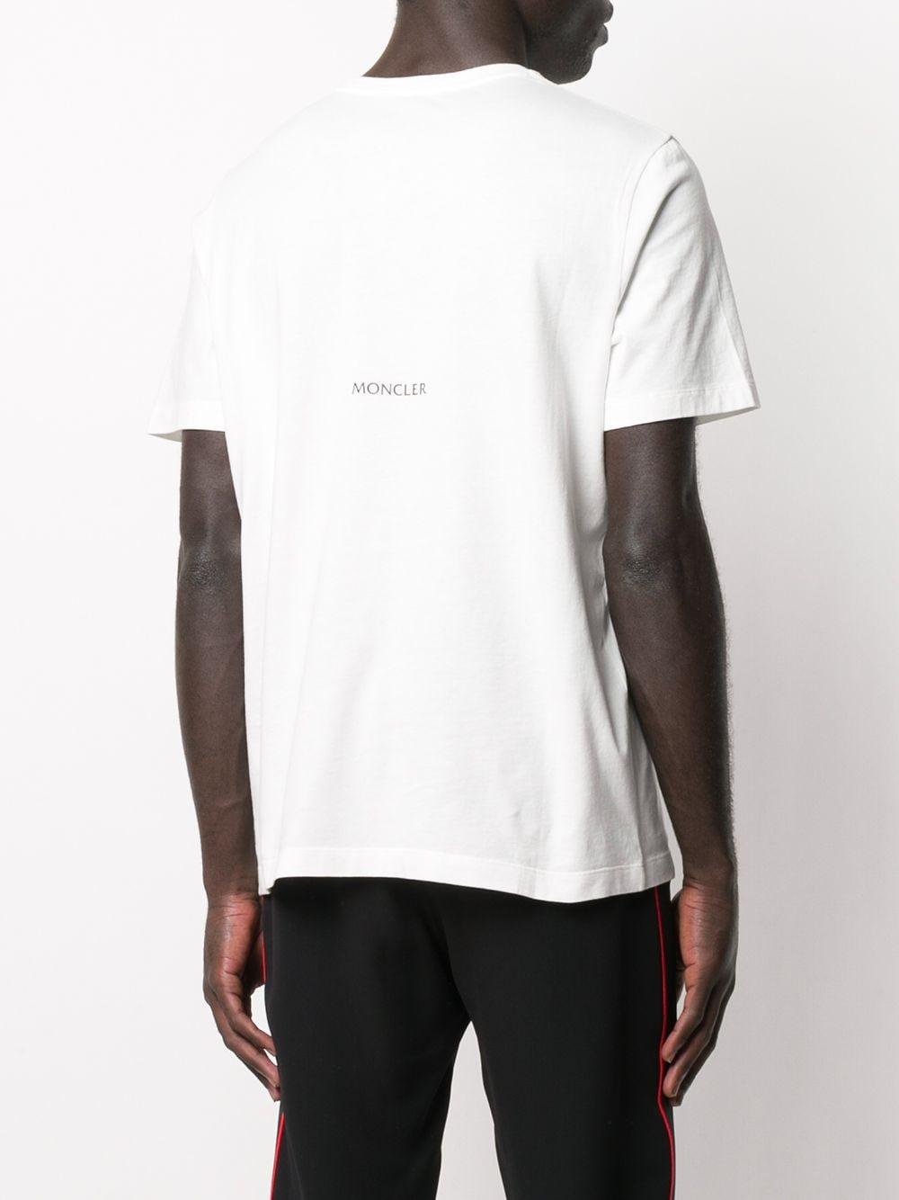 Moncler Hello Haters T-shirt in White for Men | Lyst UK