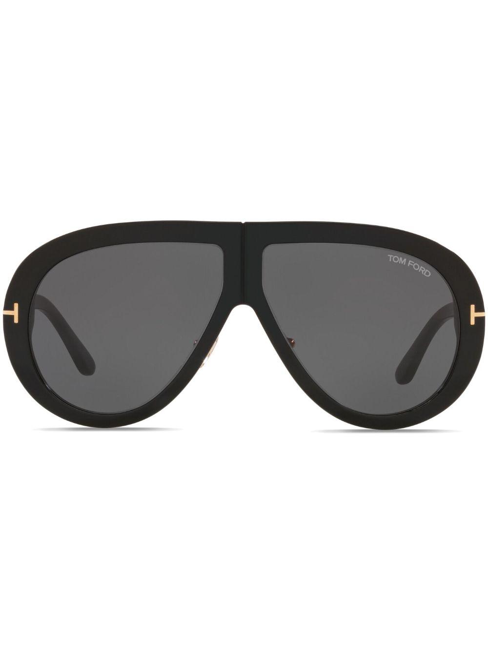 Tom Ford レディース グレー Troy パイロットフレーム サングラス 
