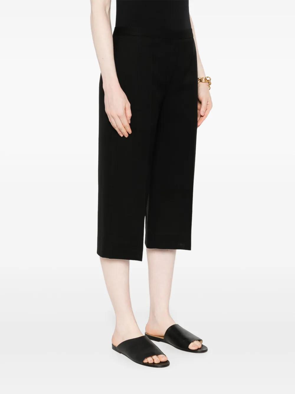 パンツ THE ROW Adelie cropped straight-leg pants THE ROW Adelie cropped wool and silk-blend crepe straight