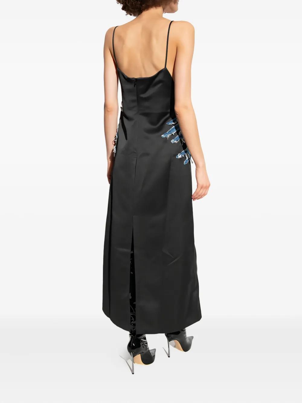 Y. Project Satin Dress in Blue | Lyst