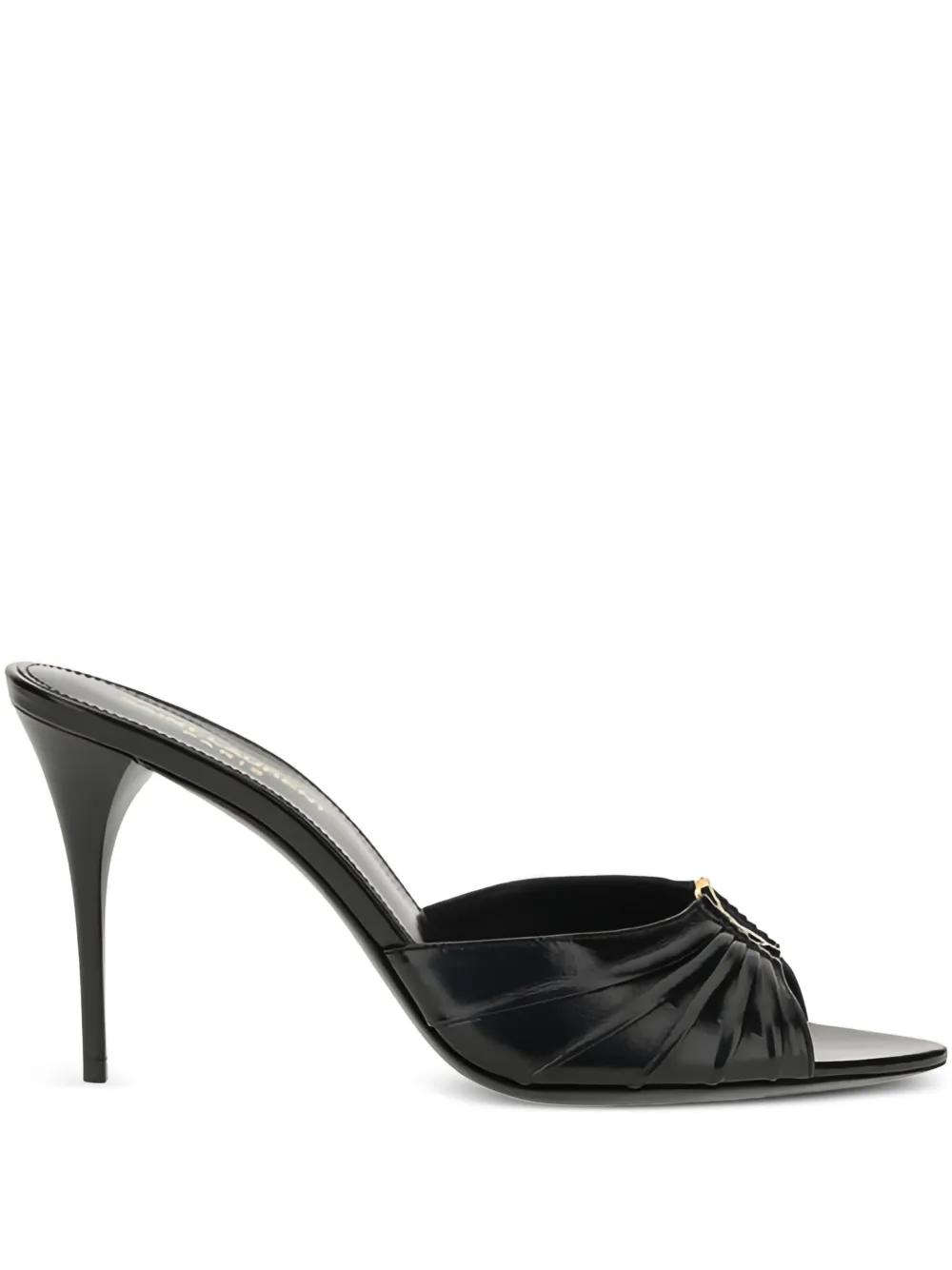 レディース Saint Laurent ヒール付きサンダル | Lyst