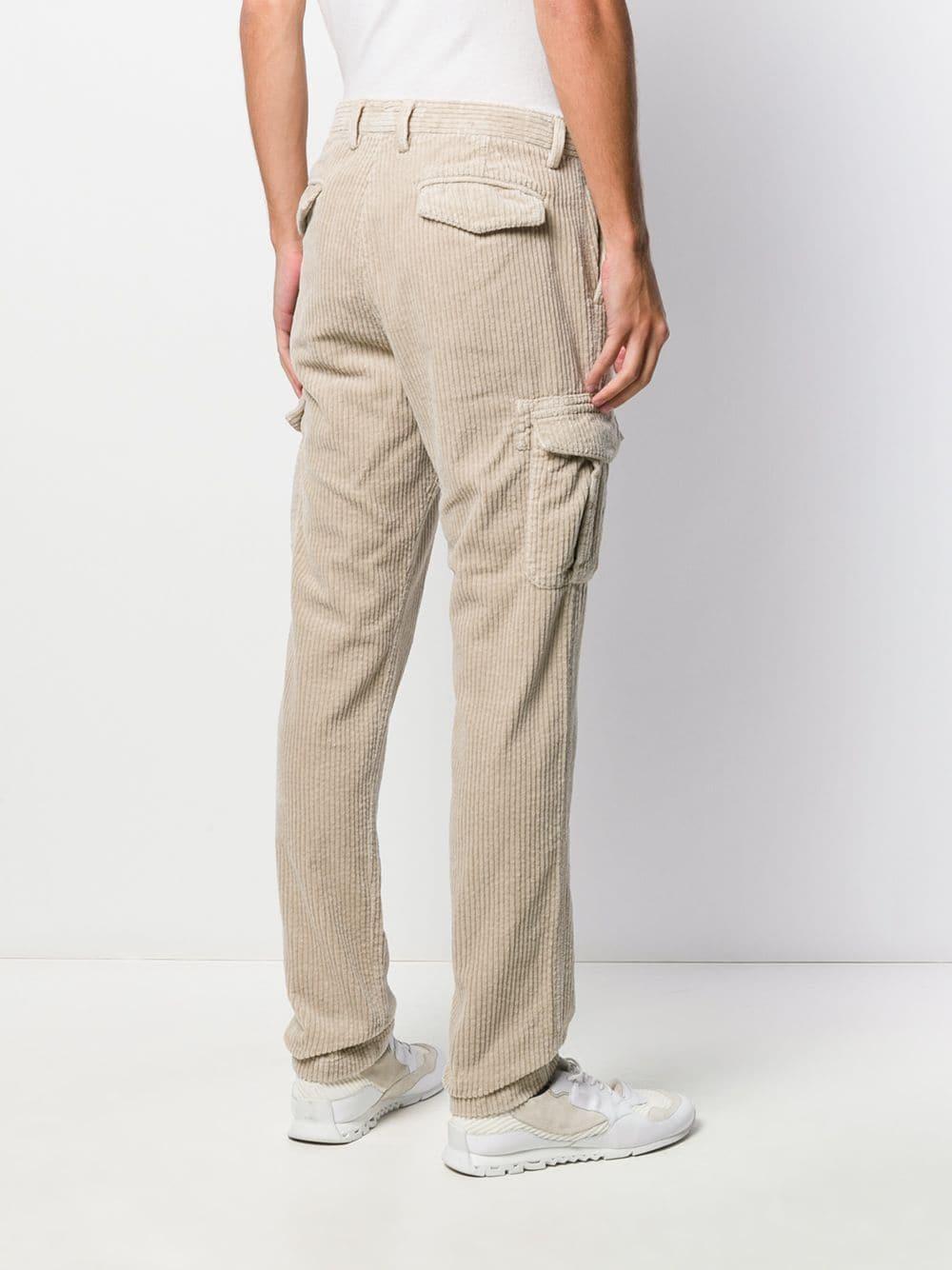 corduroy cargo trousers