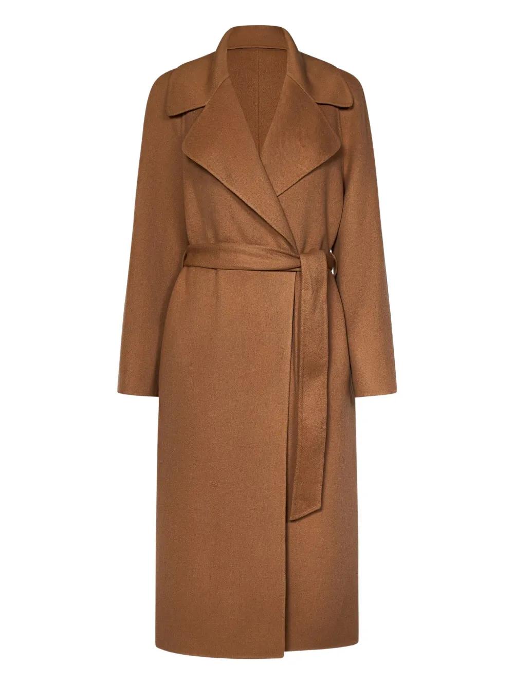 LAUREN RALPH LAUREN ベルテッドロングウールコート レディース Ralph Lauren ロングコート & ウィンターコート