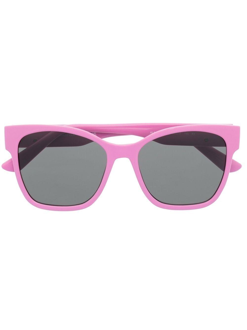 Karl Lagerfeld Kl6087s Square-frame Sunglasses in Pink | Lyst
