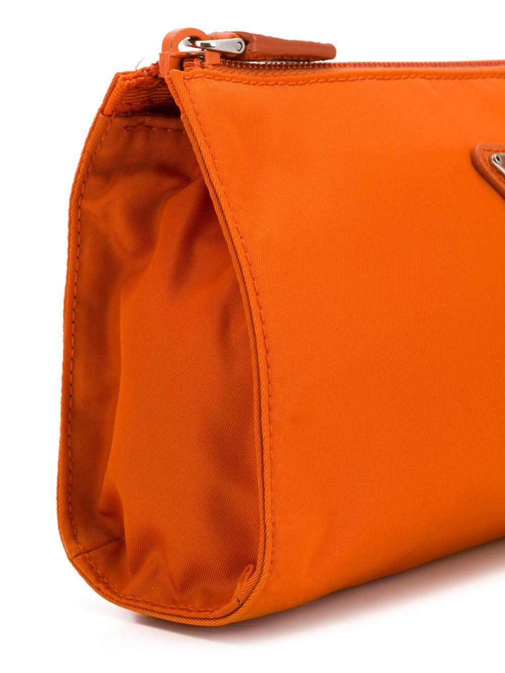 Prada Makeup Bag in Orange for Men Lyst