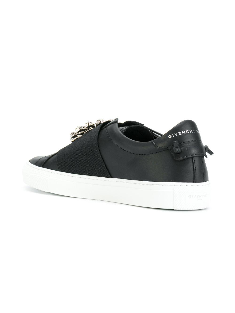 Lyst - Givenchy Embellished Slip-on Sneakers in Black