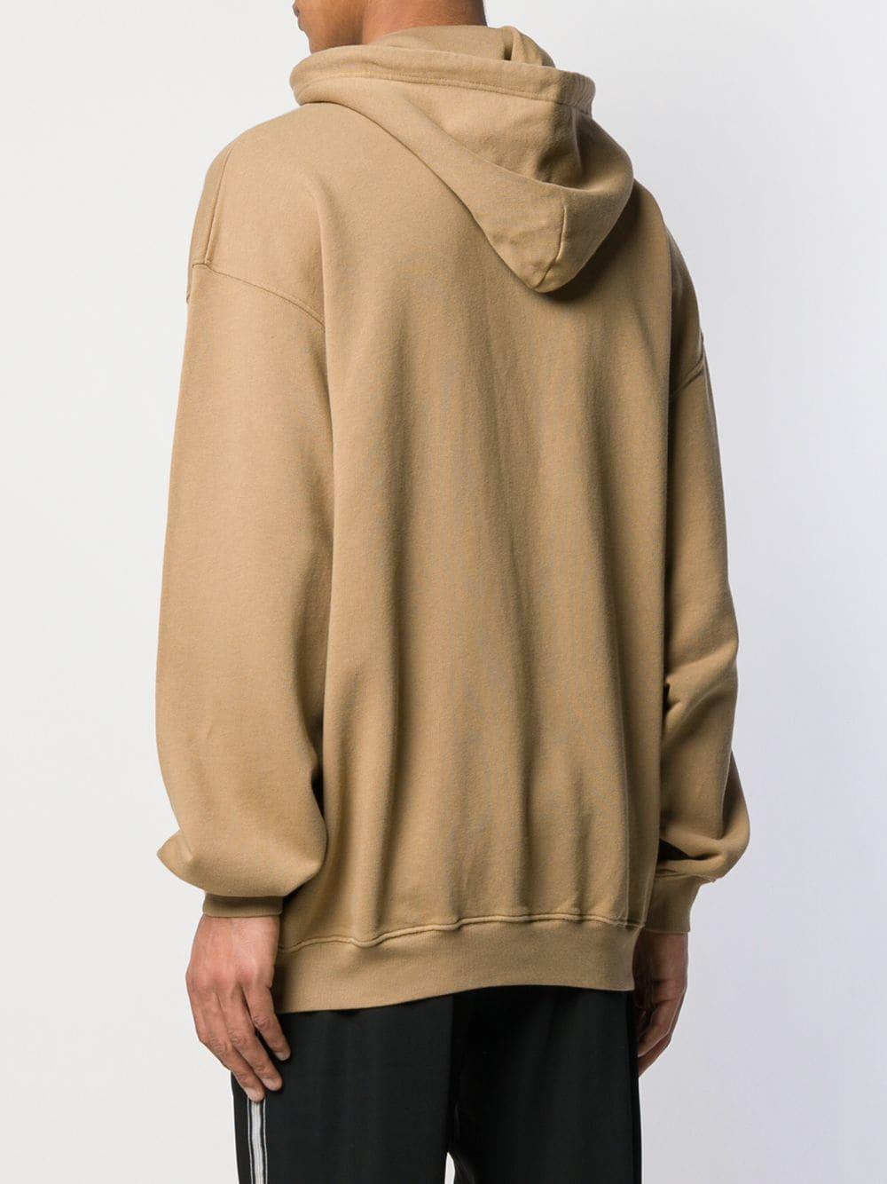Balenciaga Cotton Bb Hoodie in Beige (Natural) for Men - Save 24% - Lyst