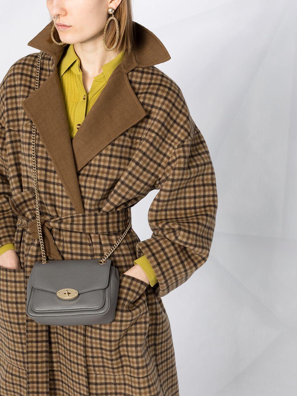 Mulberry Leather Small Darley Shoulder Bag in Grey (Gray) Lyst