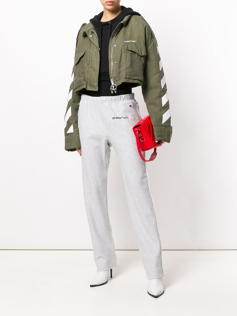 off white khaki jacket