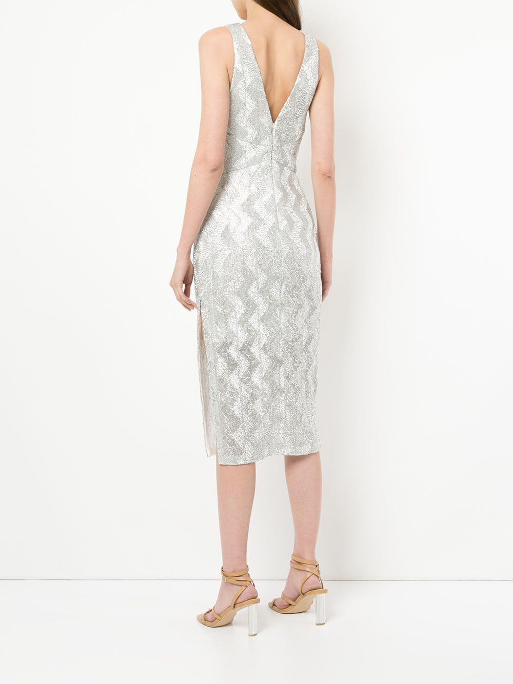 manning cartell no filter strapless dress