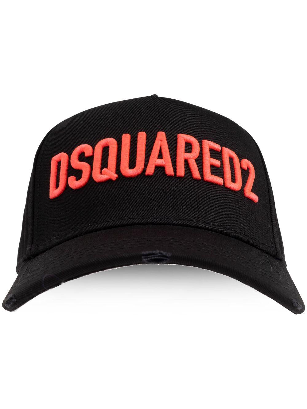dsquared2 黒 キャップ 刺しゅうロゴ ブラック - メルカリ