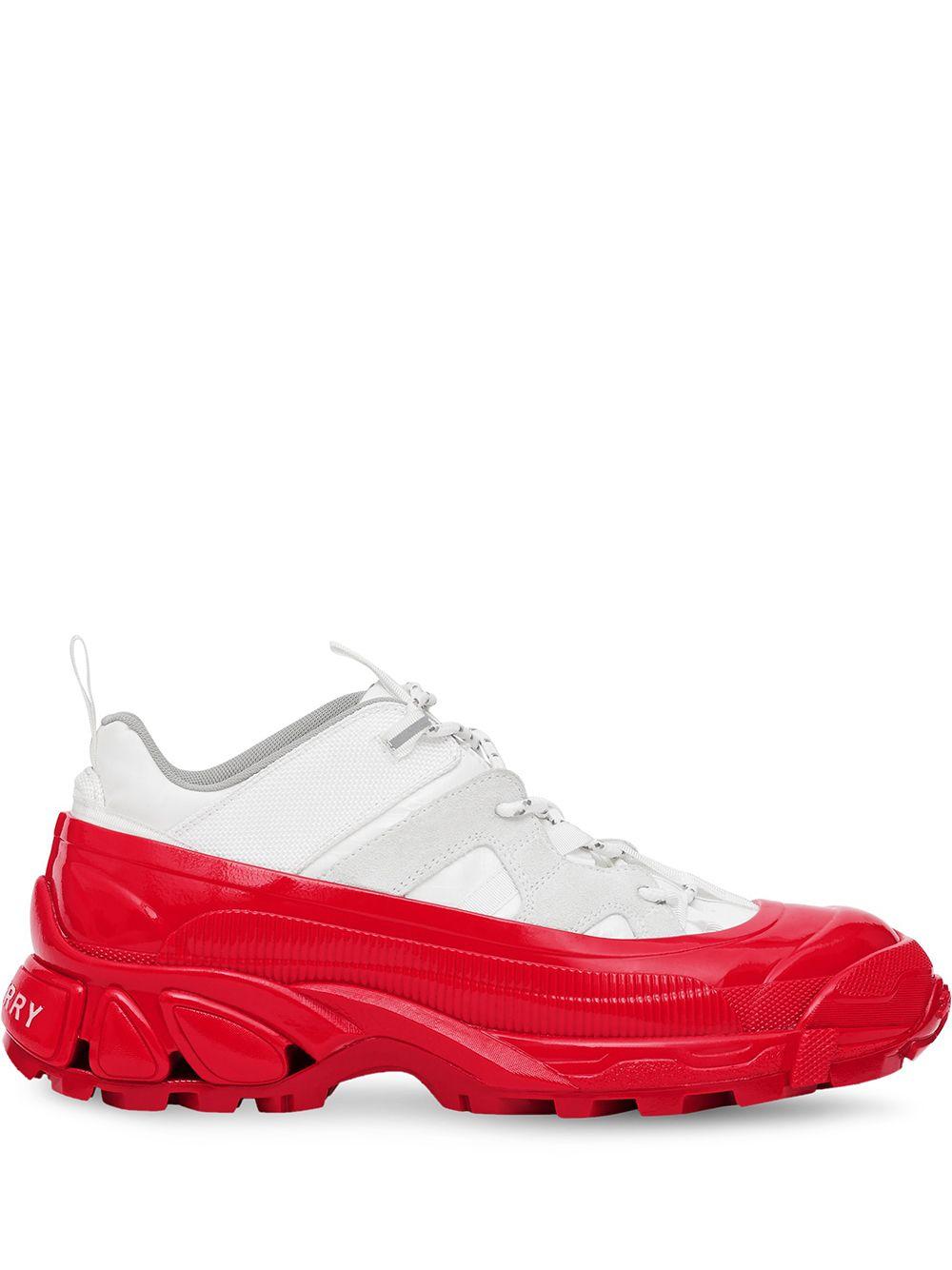 Burberry red bottom shoes cheap