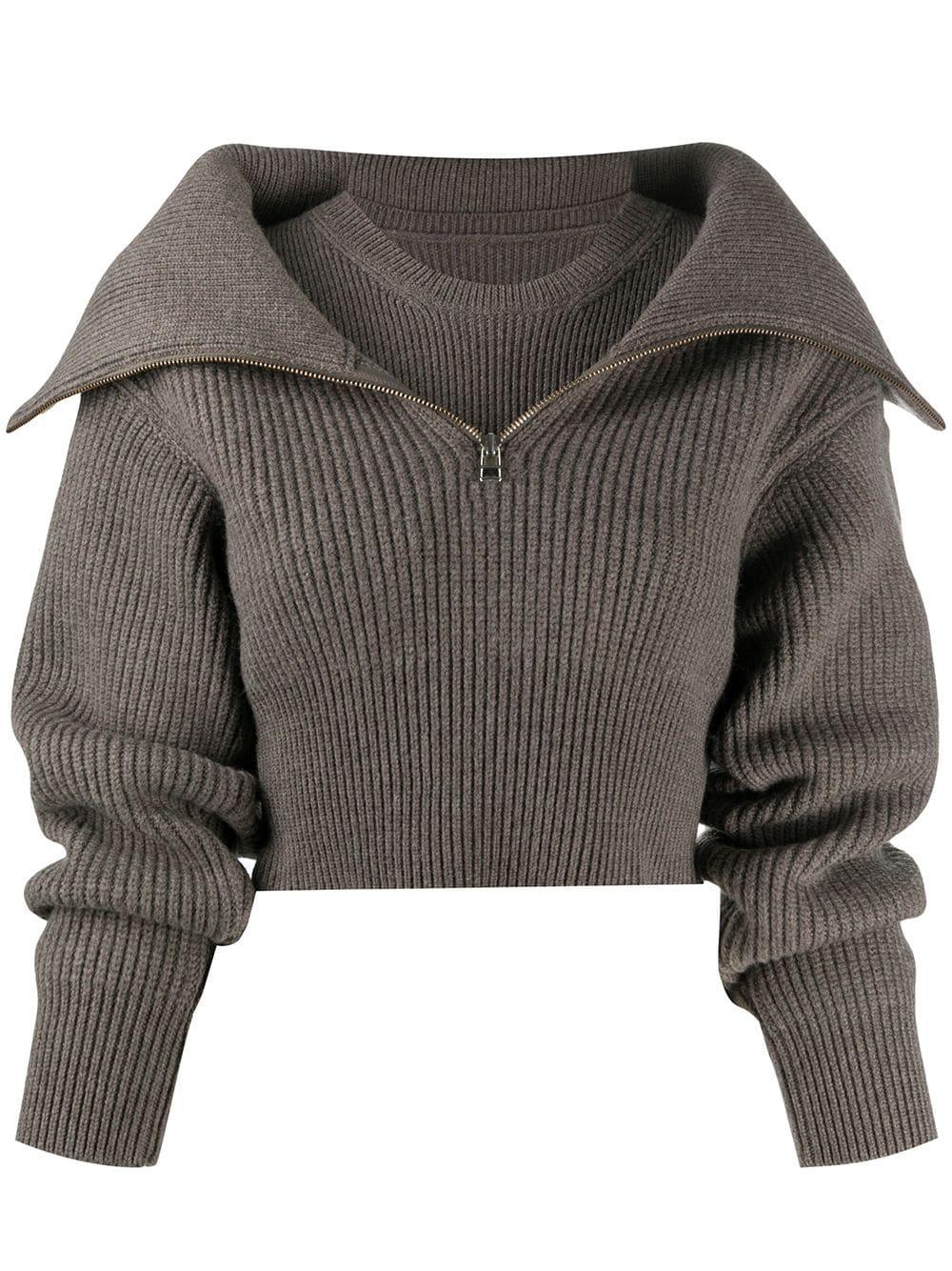 Jacquemus Risoul Half-zip Jumper in 