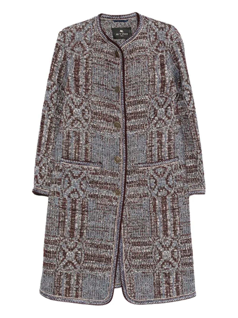 関税込*ETRO ペイズリー×フローラル リバーシブル コート ETRO ペイズリー リバーシブルコート | ブラック | FARFETCH JP