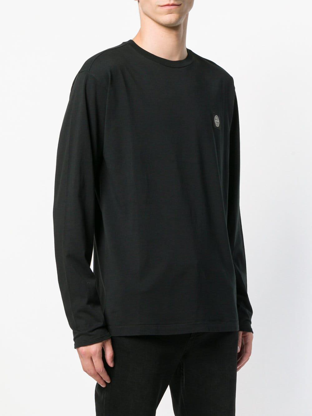 stone island sweatshirt chest logo