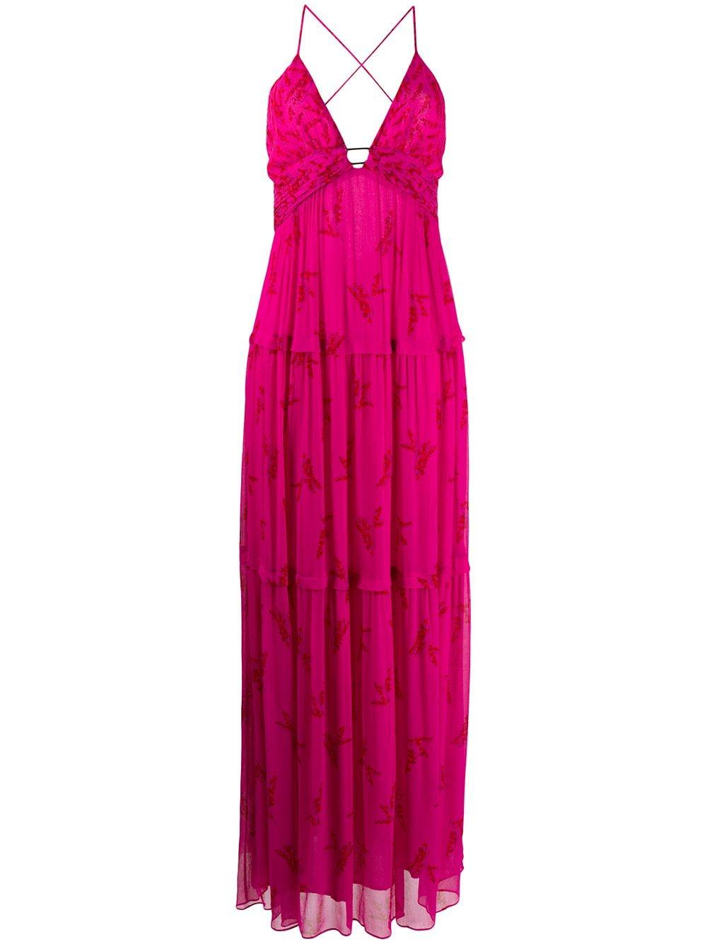 Ba&sh Masha V-neck Dress in Pink | Lyst Canada