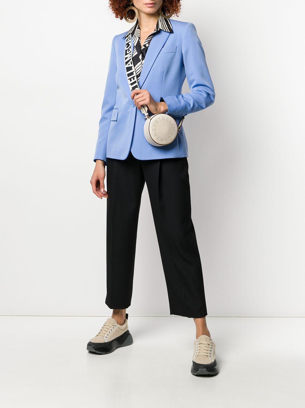 Stella McCartney Mini Stella Logo Round Cross body Bag in White Lyst UK