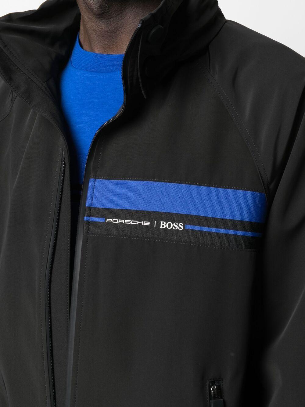 BOSS by HUGO BOSS X Porsche Zipped Jacket in Black for Men | Lyst
